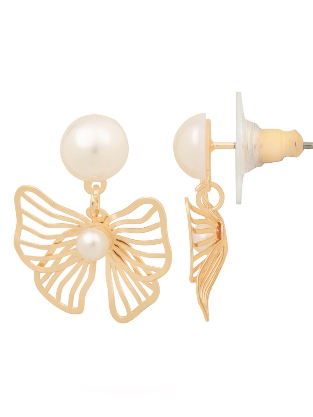Lauren Conrad NWT (R $16) Bow Drop Earrings